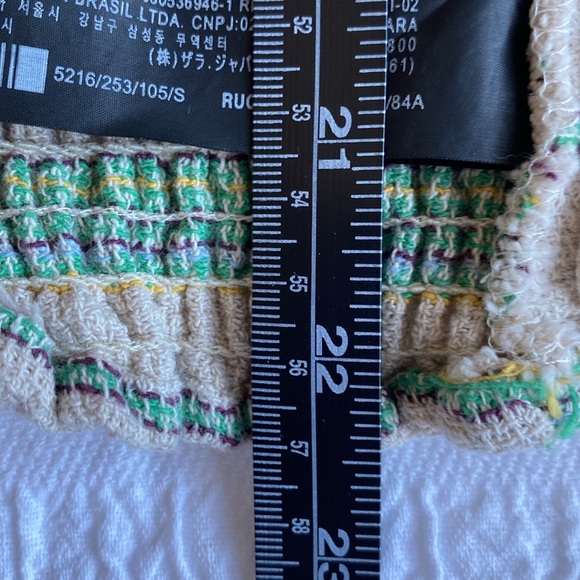 Zara “The Beth Top” in striped woven cotton with halter neck. Elastic at back. S - Picture 10 of 15